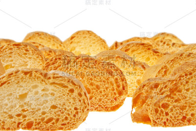 面包孤立与白色背景