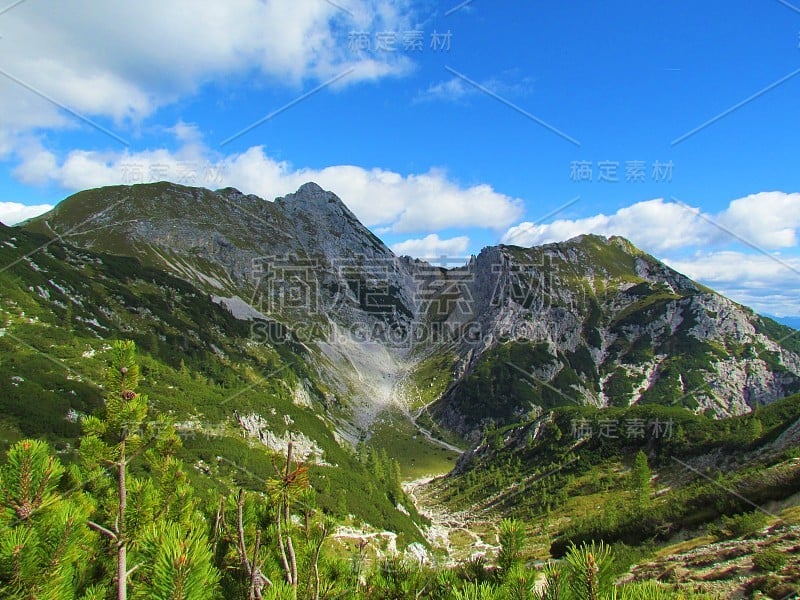 特里格拉夫国家公园的高山景观