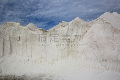 塞斯萨林斯的盐矿。马略卡岛。西班牙