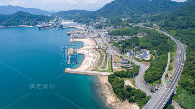 日本濑户内海的博多岛