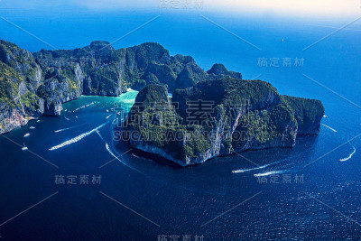鸟瞰泰国甲米岛