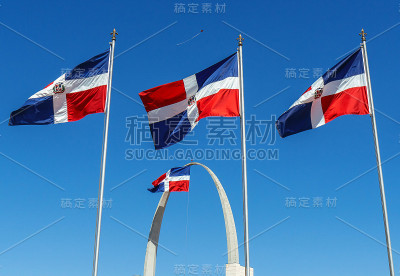 4多米尼加旗帜