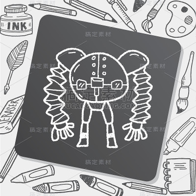 机器人涂鸦