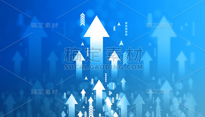 抽象的箭头背景