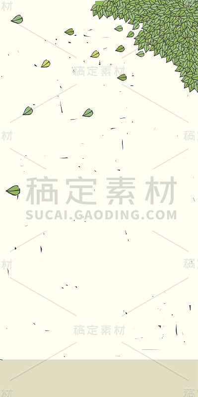 绿色的树叶