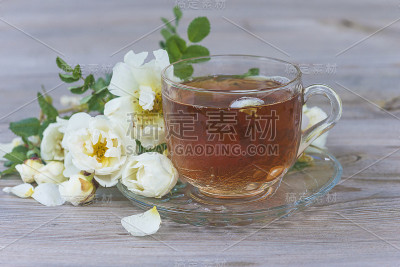 夏天的下午茶时间