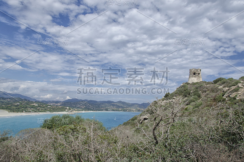 撒丁岛南部的风景