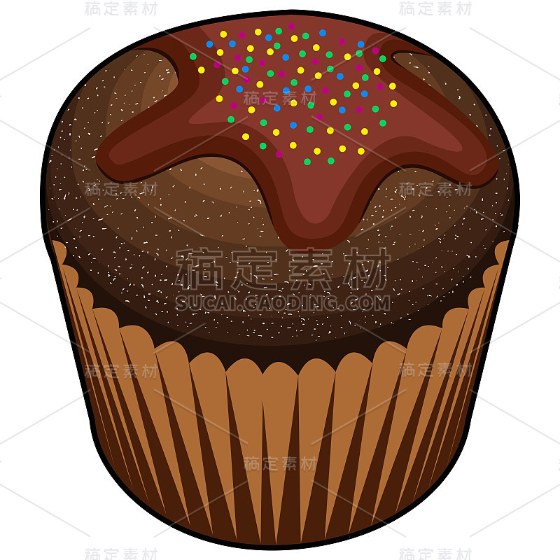 孤立的松饼图