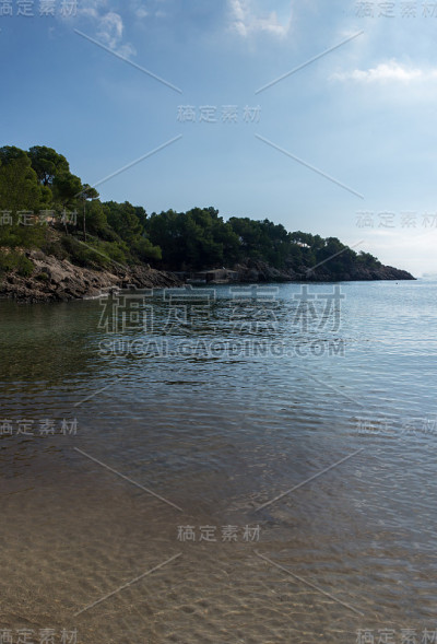 巴利阿里群岛伊比沙岛的卡拉马斯特拉