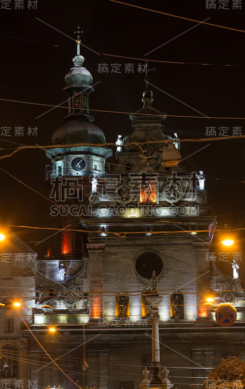 乌克兰利沃夫市，贝尔纳丁教堂和修道院