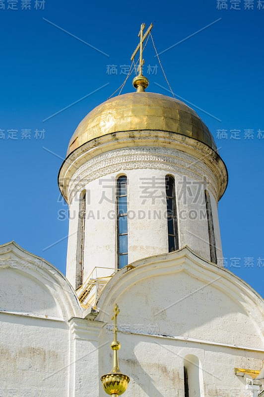 三一大教堂，三一Sergius Lavra在Sergiyev Posad，莫斯科区，俄罗斯。