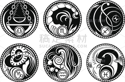 圆形的星座图标
