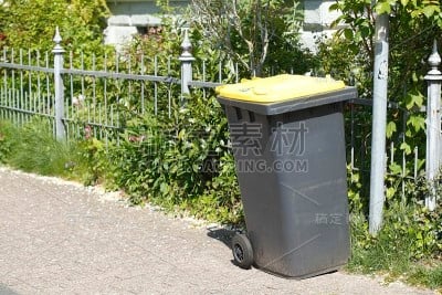 黄色垃圾用塑料垃圾