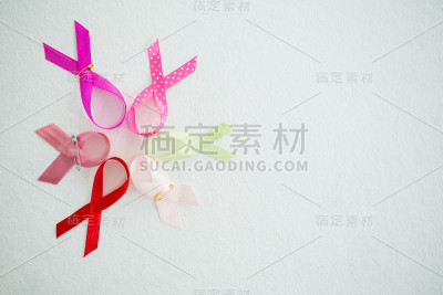 俯视排列的各种感知带