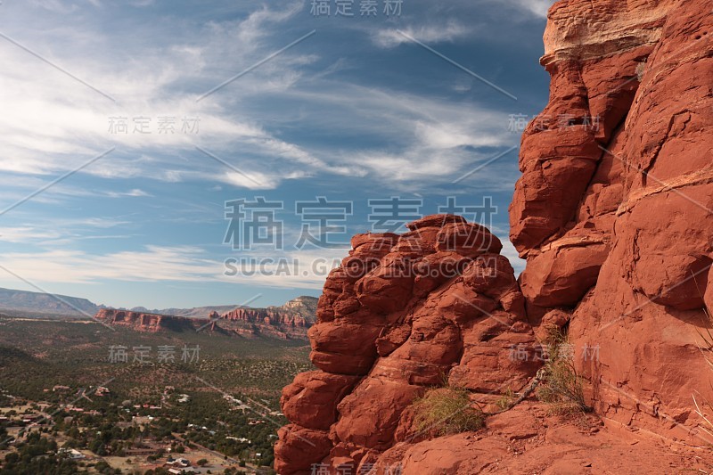 在塞多纳阿兹的红岩景观