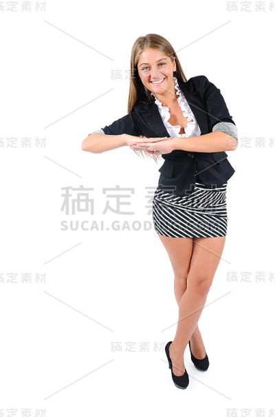 孤立的商业女性