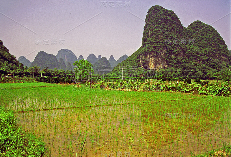 阳朔附近的风景