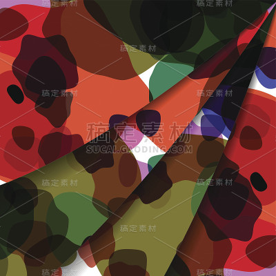 抽象的彩色插图