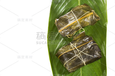 哥伦比亚玉米粉蒸肉配蒸香蕉叶的食谱