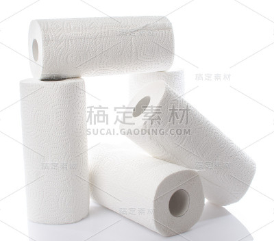 用纸巾卷组成
