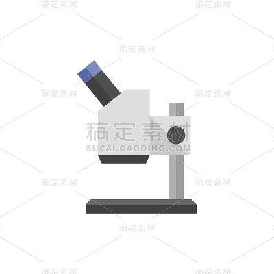 平面图标-显微镜