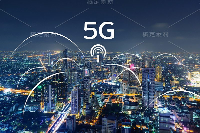 曼谷市景，添加通用wifi 5G信号