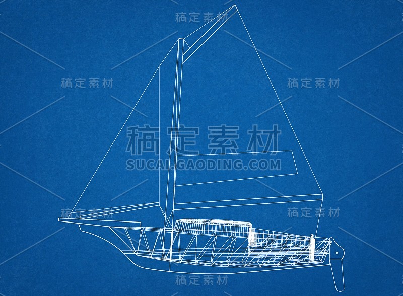 帆船蓝图