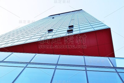 现代，豪华公寓大楼