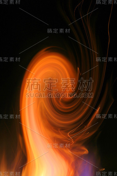 火与火焰的抽象艺术与背景