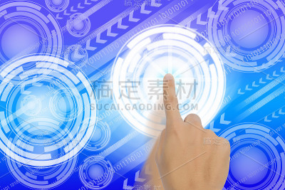 手指触摸数字触摸屏