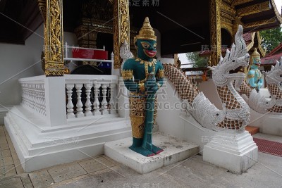 泰国清迈的佛教寺庙