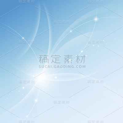 矢量背景与抽象发光线和闪光。