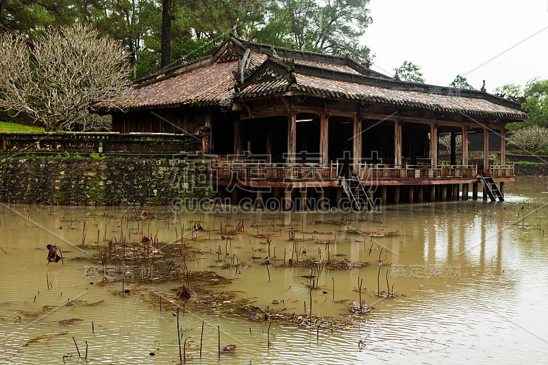 茶馆，卢谦湖，越南顺化杜德皇帝墓