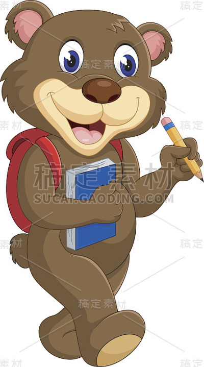 卡通的泰迪熊