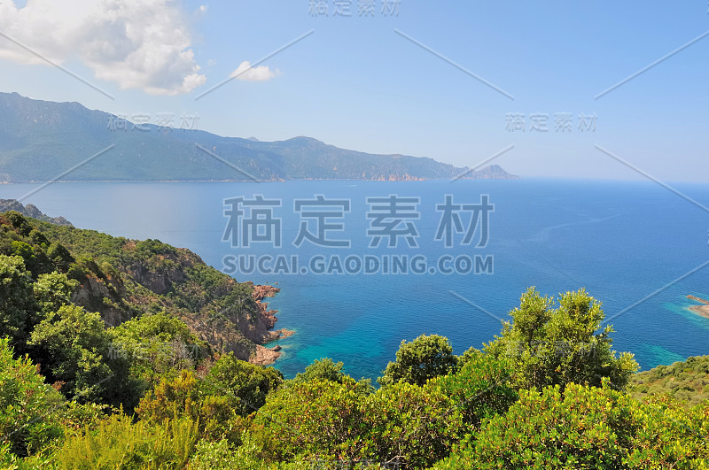 科西嘉岛的风景