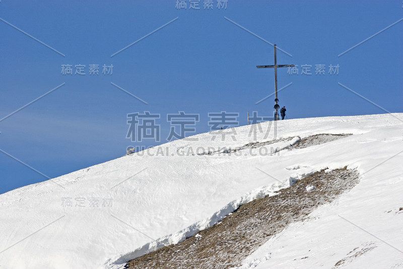 位于巴伐利亚阿尔卑斯山脉的霍卡姆山