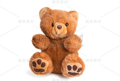 泰迪熊毛绒玩具隔离