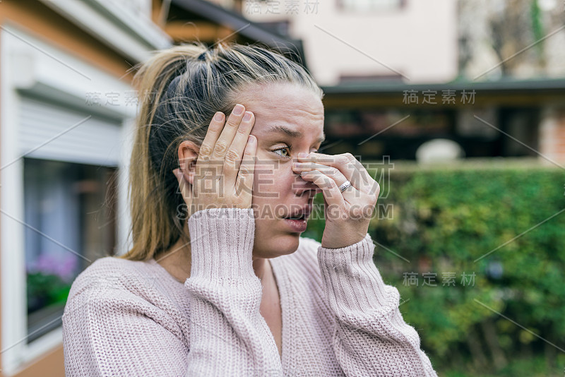 鼻窦疼痛引起剧烈的头痛