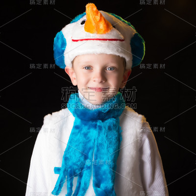 男孩圣诞节服装雪人