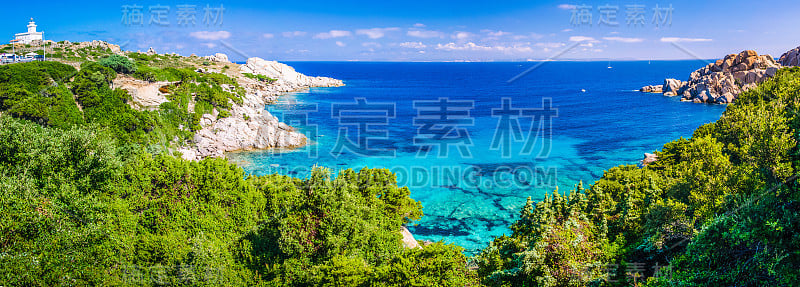 意大利撒丁岛卡波泰斯塔的风景