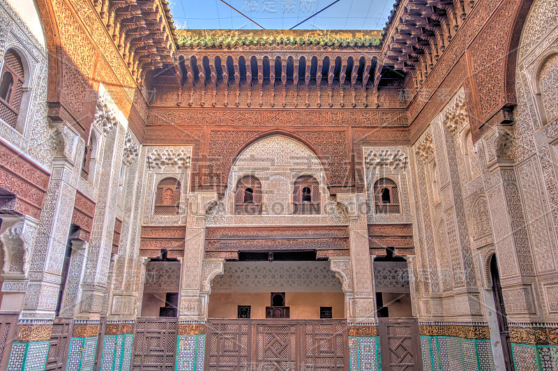 Bou Inania Madrasa, Meknes，摩洛哥