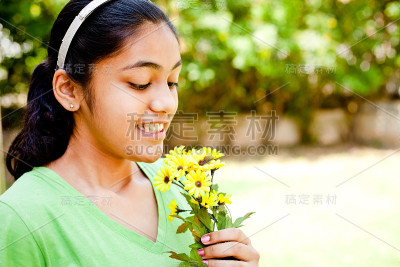 闻花