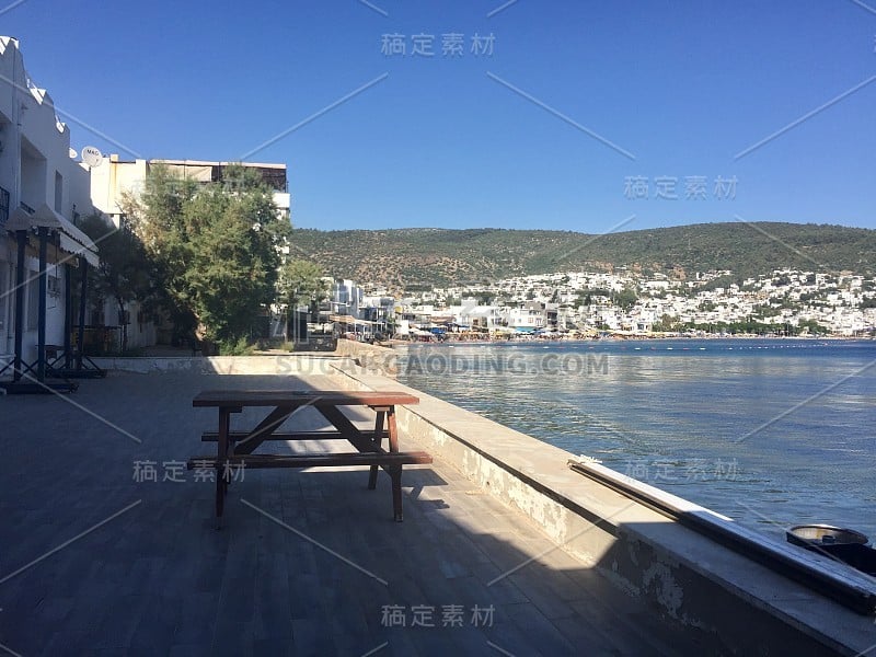 博德拉姆格拉是土耳其爱琴海旅游景点科斯岛的全景中心