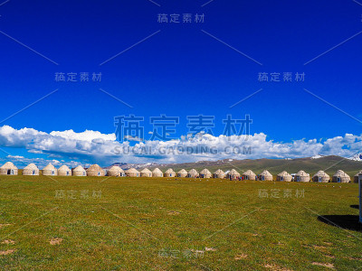 吉尔吉斯斯坦的Son Kul湖