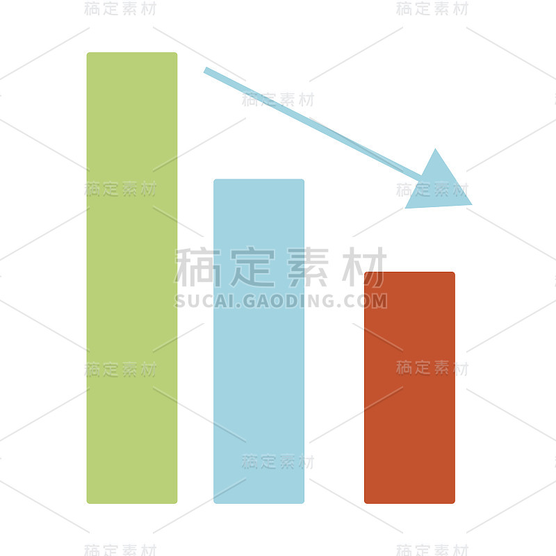 统计栏与箭头向下业务公司