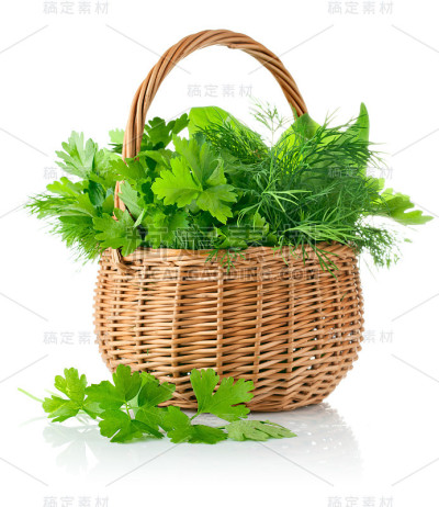 篮子里的新鲜香料