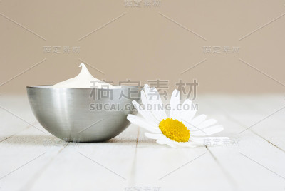 白木上的奶油