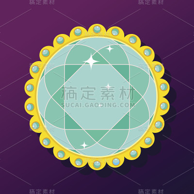 蓝色宝石图标