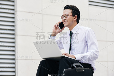快乐的商人