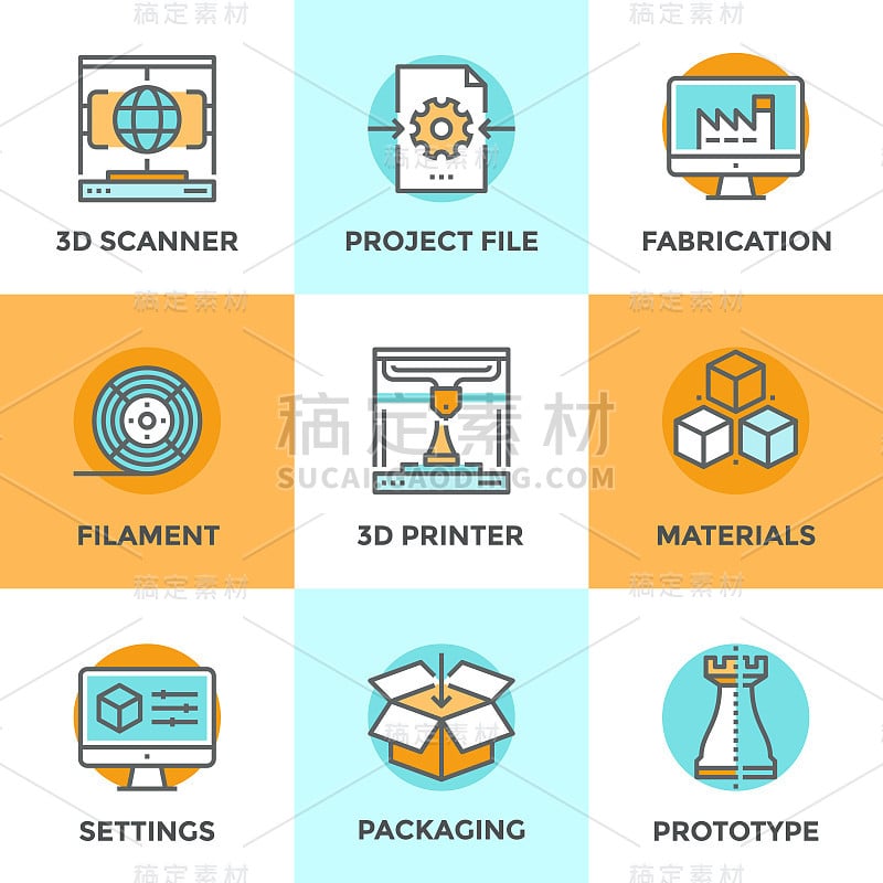 3D打印线图标设置